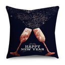Axyaa Christmas Polyester Cushion Cover - Tree Gifts Print - Xmas Home Decor