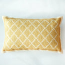 Axyaa Cotton Embroidered Pillow Cover 45x45cm Yellow Blue Pink Red Square