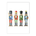 Axyaa Nutcracker Gingerbread Man Christmas Canvas Wall Art Decor