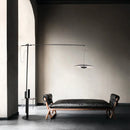 Axyaa Minimalist Metal Floor Lamp with Personality Grain Design and LED Lighting