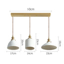 Axyaa Copper Ceramic LED Pendant Light Modern Hanging Lamp for Home Indoor Lighting