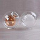 Axyaa White Globe Glass Shade for G4 Bulbs - D8cm D10cm Diameter
