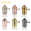 Axyaa E27 Lamp Base for DIY Chandeliers, Lighting Accessories, Vintage Design