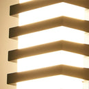 Axyaa Modern Outdoor Wall Sconce 12W Black Aluminum Luminaire