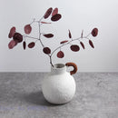 Axyaa Retro Continental Ceramic Flower Vase Rough Surface Floral Ornament