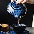 Axya High Temp Resistant Ceramic Tea Set for Coffee, Flower, & Kung Fu Tea