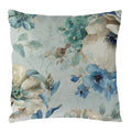 Blue Flowers & Birds Pattern Cushion Cover, Axyaa Home Decor Pillow Case