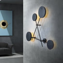 Axyaa Rotating LED Wall Sconce with Switch: Adjustable Stair Light for Hallway