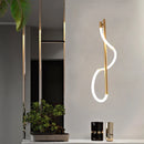 Axyaa Postmodern Nordic LED Strip Pendant Lights for Office and Home