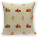Axyaa Halloween Demon Happy Trick or Treat Cushion Cover