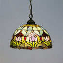 Axyaa Modern LED Tiffany Pendant Light for Home Living and Dining Room