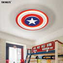 Axya Dimmable LED Ceiling Lights: Modern, Creative, Round, Remote Control, for Bedroom, Study, Kids Room