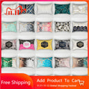 Axyaa Rectangle Lumbar Cushion Cover for Home Sofa Decoration
