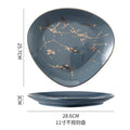 Axyaa Nordic Golden Marbling Ceramic Tableware Set for Dining