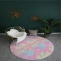 Axyaa 100/120cm Fluffy Round Shaggy Rug for Living Room, Bedroom, Kids' Room
