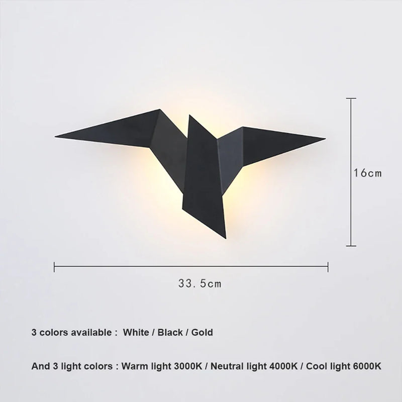 Axyaa Nordic LED Wall Lamps for Bedroom, Modern Indoor Bedside Lighting Decor