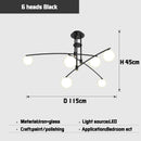 Axyaa Modern Minimalist Nordic Chandelier for Stylish Living Room Décor