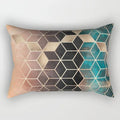 Axyaa Rectangle Lumbar Cushion Cover for Home Sofa Decoration