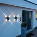 Axyaa 12W LED Wall Spotlight Outdoor Waterproof Indoor Sconce NR-274