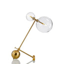 Axyaa Glass Ball Table Lamp: Modern Nordic Design for Living Room, Bedroom, Study