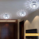 Axyaa Modern Crystal Ceiling Lights for Living Room Decor & Aisle Lighting Fixtures