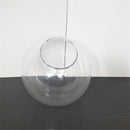Axyaa Clear Glass Lamp Shade- Transparent Round Light Cover- DIY Replacement- D13cm-D25cm