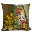 Van Gogh Self Portrait Cushion Cover by Axyaa - Home Decor