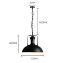 Axyaa Nordic Iron Pendant Light for Home Cafe Restaurant Loft