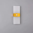 Axyaa Acrylic LED Wall Lamp - Modern Brushed Aluminum Sconce Light