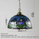 Axyaa Modern LED Tiffany Pendant Light for Home Living and Dining Room