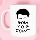 Axyaa Friends TV Show Ceramic Coffee Mug 350ml Black & White - Boy Friends Gift
