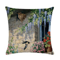 Axyaa Countryside Scenery Cushion Cover, for Stylish Sofa Decor