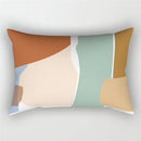 Axyaa Velvet Lumbar Pillow Cover for Sofa and Bedroom