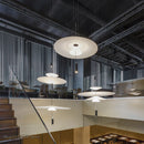 Axya Minimalist LED Pendant Light for Modern Living, Dining, Kitchen - White Chandelier