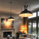 Axyaa Retro Dome Iron Pendant Light for Home Restaurant Decor