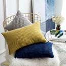 Axyaa Corduroy Cushion Cover 45x45cm Soft Home Decor Pillow for Sofa and Car