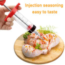 Axyaa Stainless Steel BBQ Seasoning Injector Cooking Syringe - Flavor Tool