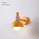 Axyaa Nordic Wooden Wall Light Bedside Lamp for Home Kitchen Aisel Restaurant Stairs