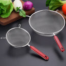 Axyaa Stainless Steel Kitchen Strainer Colander Noodle Drainer Oil Skimmer