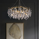 Axyaa Luxury Crystal Chandelier for Home Décor & Lighting