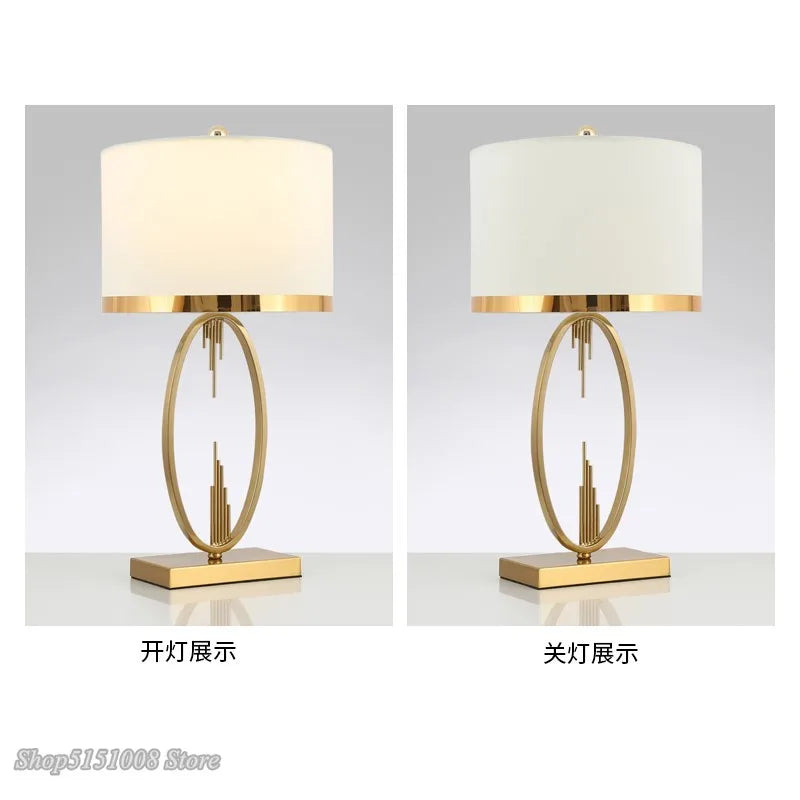 Axyaa Metal Pipe Table Lamp: Modern Nordic Living Room Decor Lighting