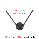Axyaa Adjustable LED Wall Lamp for Bedside, Foyer & Corridor in Black/White - Modern Design