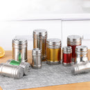 Axyaa Stainless Steel Spice Jar Seasoning Container Kitchen Gadget