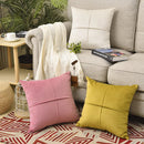 Axyaa Velvet Cushion Cover for Sofa, 45*45 Solid Colors, Soft and Stylish Pillowcase