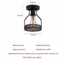 Axyaa Industrial Vintage Ceiling Light for Home and Hospitality Spaces