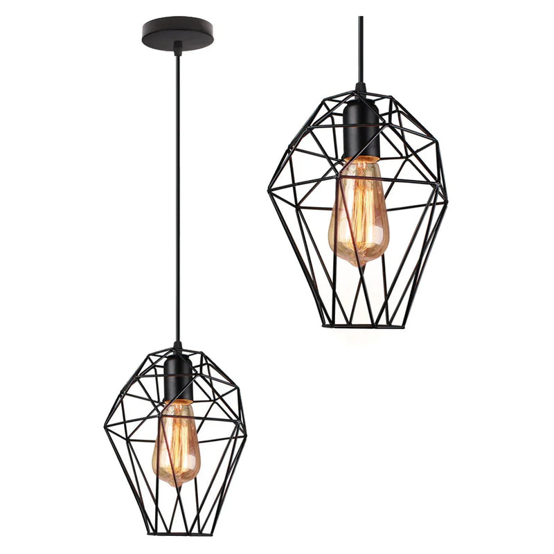 Axya Birdcage Diamond Ceiling Pendant Light for Stylish Home Décor