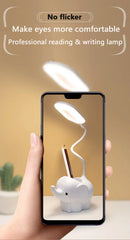 Axya LED Desk Lamp with Pen Holder and Adjustable Ring Night Light