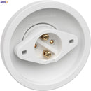Axyaa Ceramic E27 Lamp Holder Base 110-220V White Black Table Ceiling Fitting