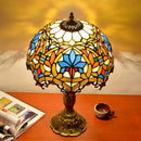 Axyaa Stained Glass Table Lamp, Elegant Decor for Living Room, Bedroom, Restaurant, Hotel