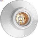 Axyaa Ceramic E27 Lamp Holder Base 110-220V White Black Table Ceiling Fitting